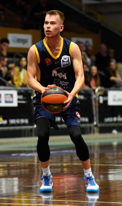 LOCAL: Local basketball talent Tristan Fisher has re-signed with the Ballarat Miners for NBL1 2020. Picture: Adam Trafford