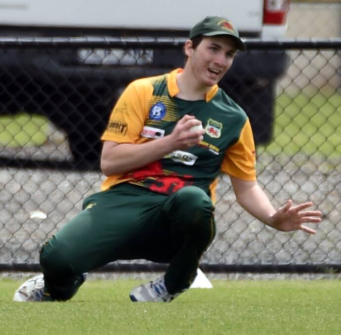 Nicholas Pantzidis took a catch on the final ball of the game to beat Darley on Saturday.