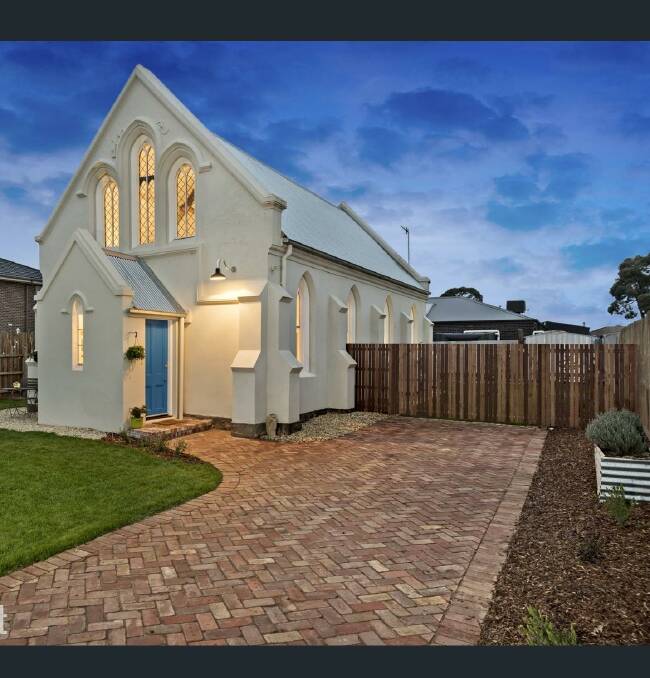 This converted Miner's Rest church, circa 1859, recently sold for $520,000.