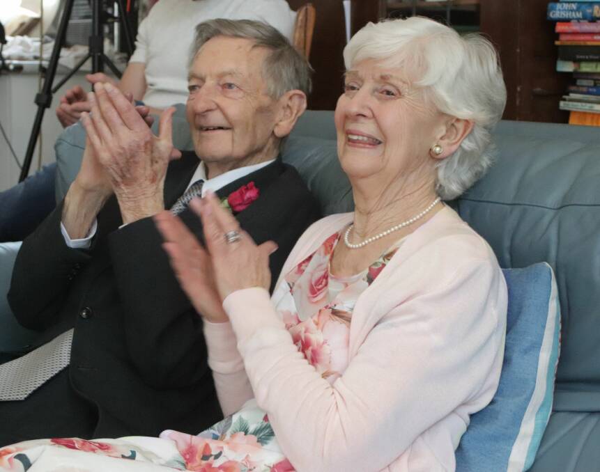 DIAMOND: Dr Harry and Rosemary Moorhouse celebrate 60 years together.