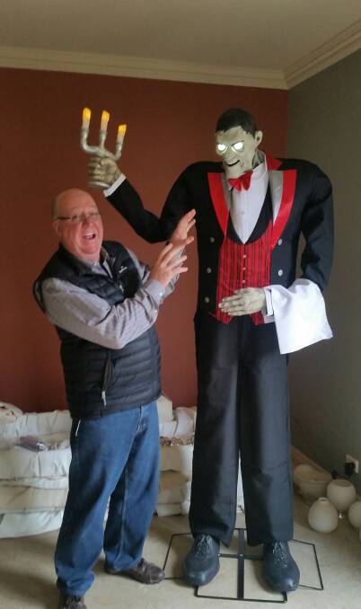 Rotarian Garry Lyons gets into the Halloween spirit.
