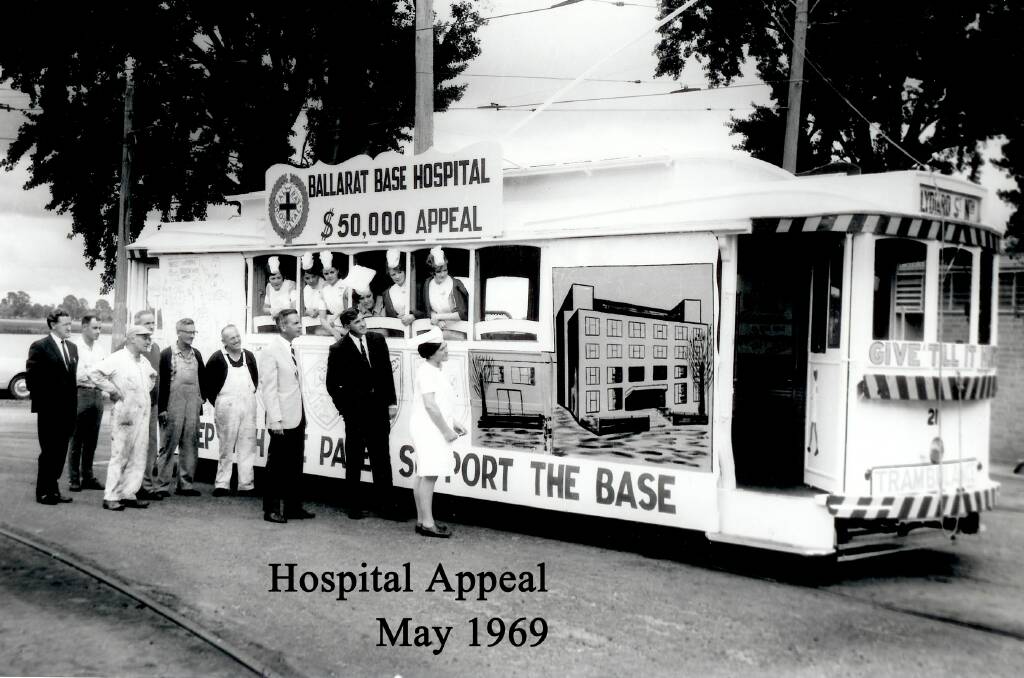 Fundraising through the Hospital Appeal in May 1969, to support Ballarat Base.