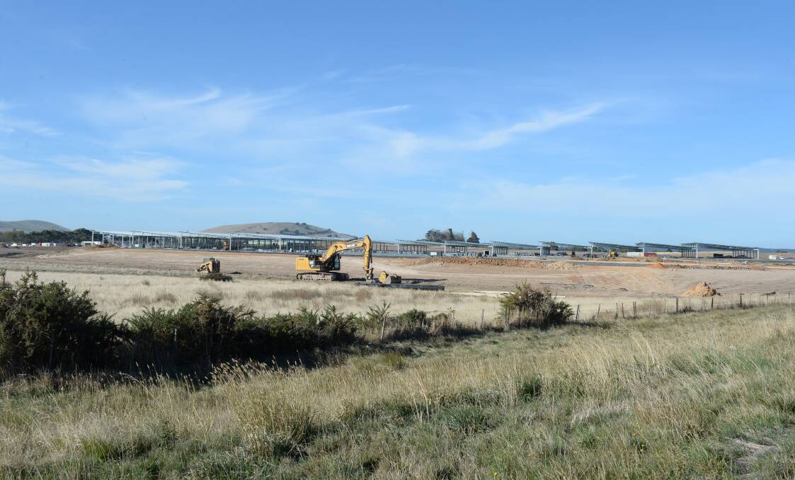 CLOSE: Construction work at the CVLX site at Miner's Rest. The long road to completion has almost ended.