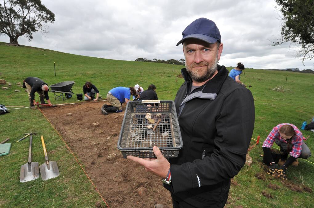 Hidden treasures: DIG International director Adam Ford is the leading archaeologist of the excavation project and is hoping to help add to the story of Narmbool.