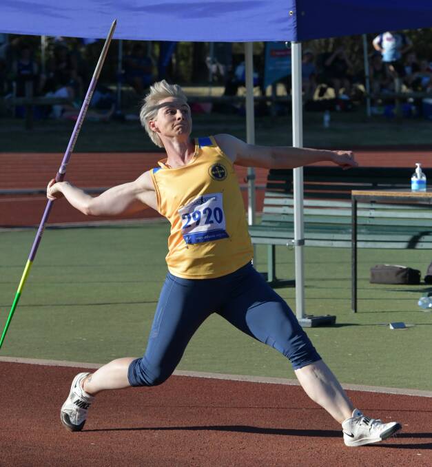 Kathryn Mitchel at the Victorian Country Track and Field Championships. Pictures: Neville Downs