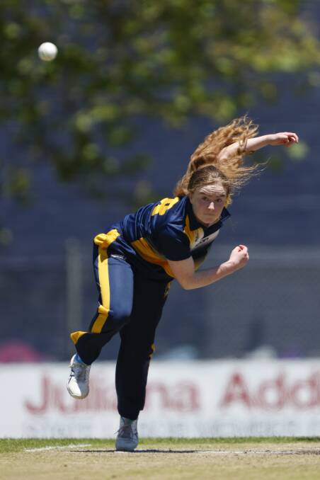 Megan O'Beirne - seven wickets for Ballarat Bolts.