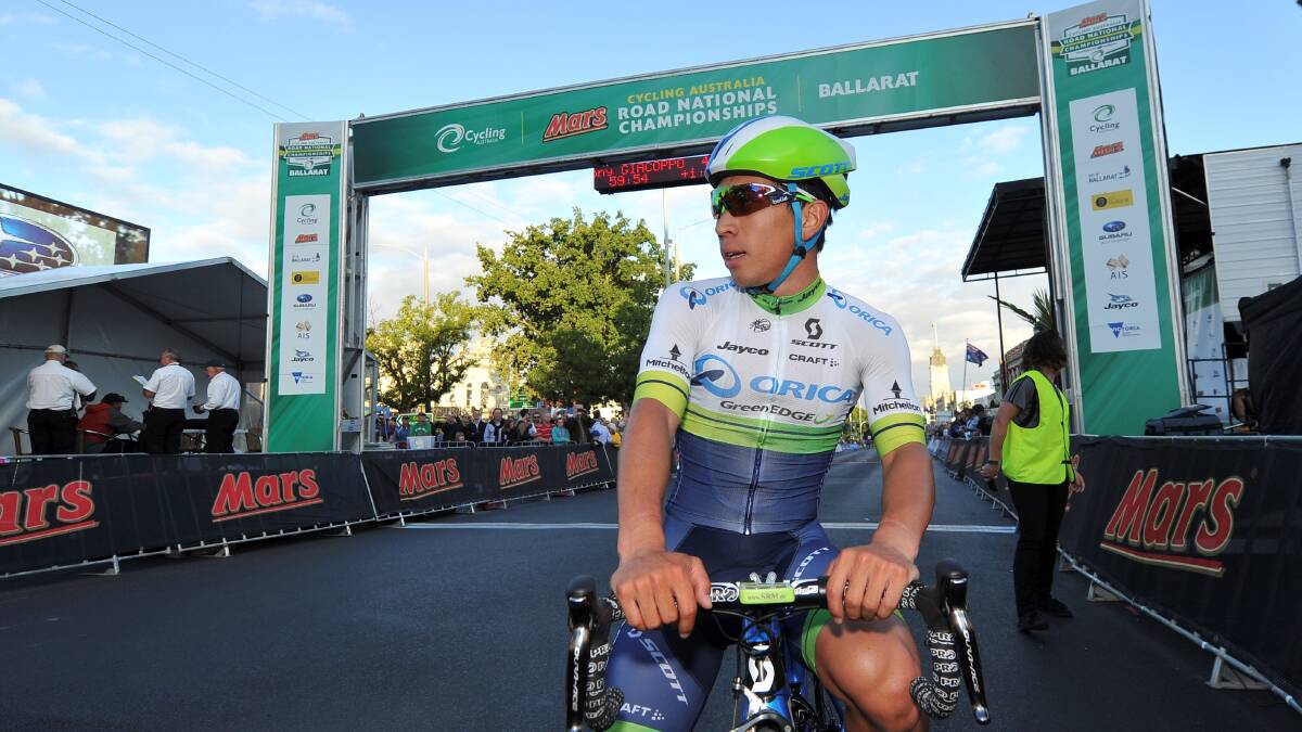 FAVOURITE: reigning champion Caleb Ewan is expected to be the one to beat again in criterium.
