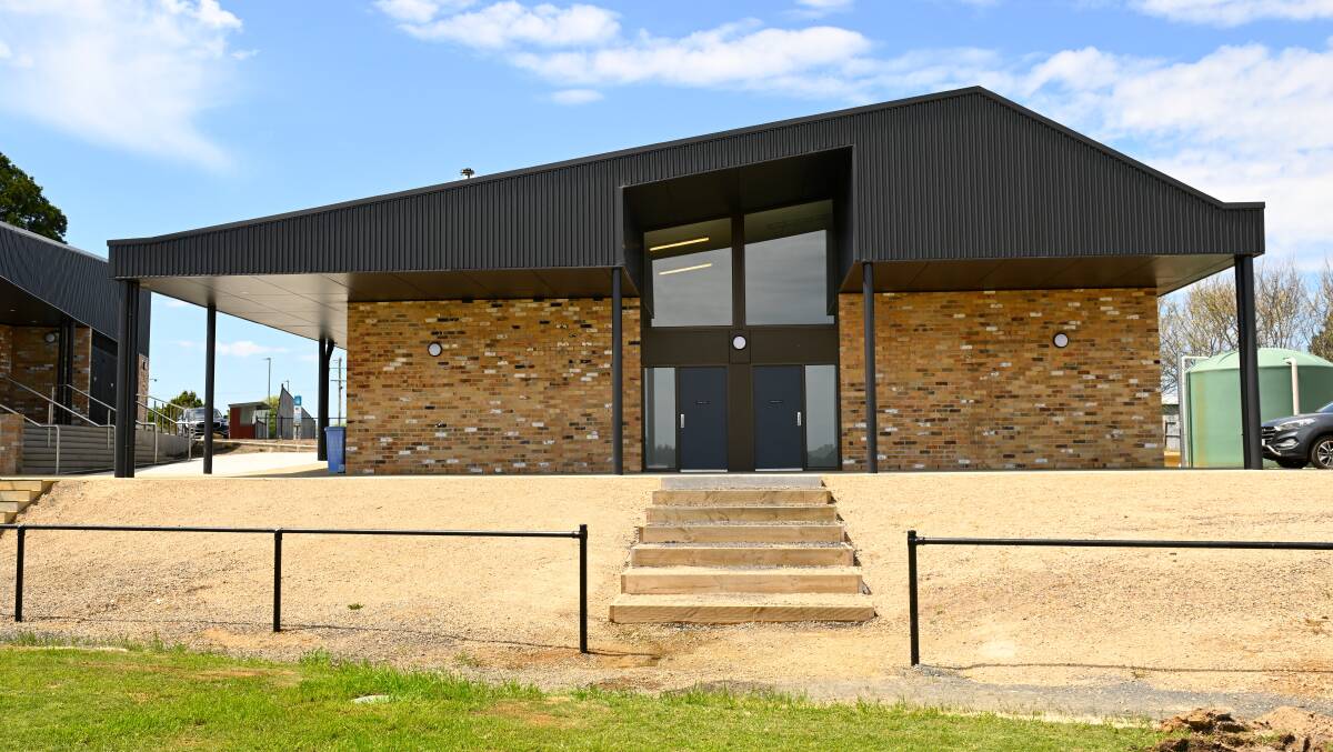 The new changerooms at Ballan. Picture by Adam Trafford.