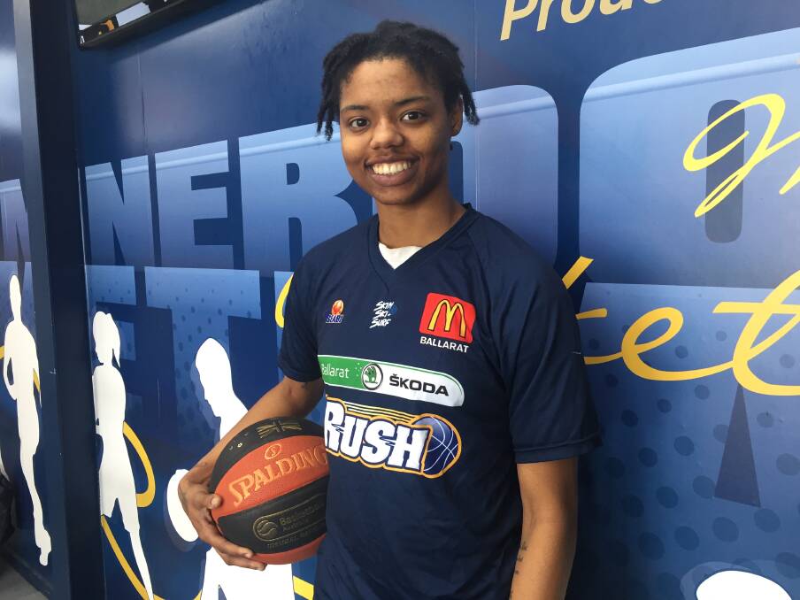 IN TOWN: United States import Courtney Williams is making Ballarat's Minerdome her basketball home in her latest overseas venture. 