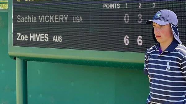 Ballarat tennis star one win away from Wimbledon main draw
