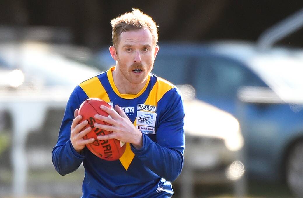 Olly Ross is back for Learmonth for an important clash with Daylesford at Learmonth. Picture by Adam Trafford.