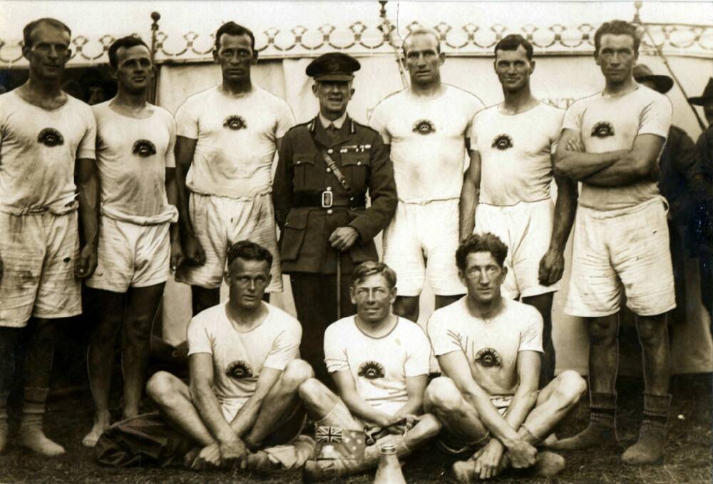 The AIF No.1 crew, which won the 1919 King’s Cup at the Henley Royal Peace Regatta. Picture: Rowing Australia