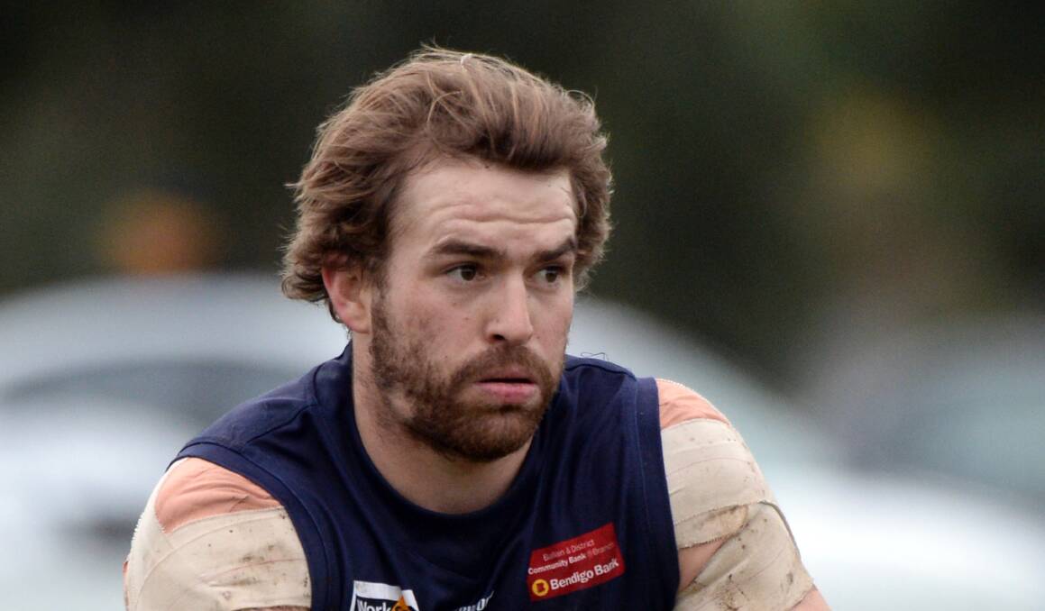 Former Ballan star Shaun Campbell - a big pick up for the Melton midfield