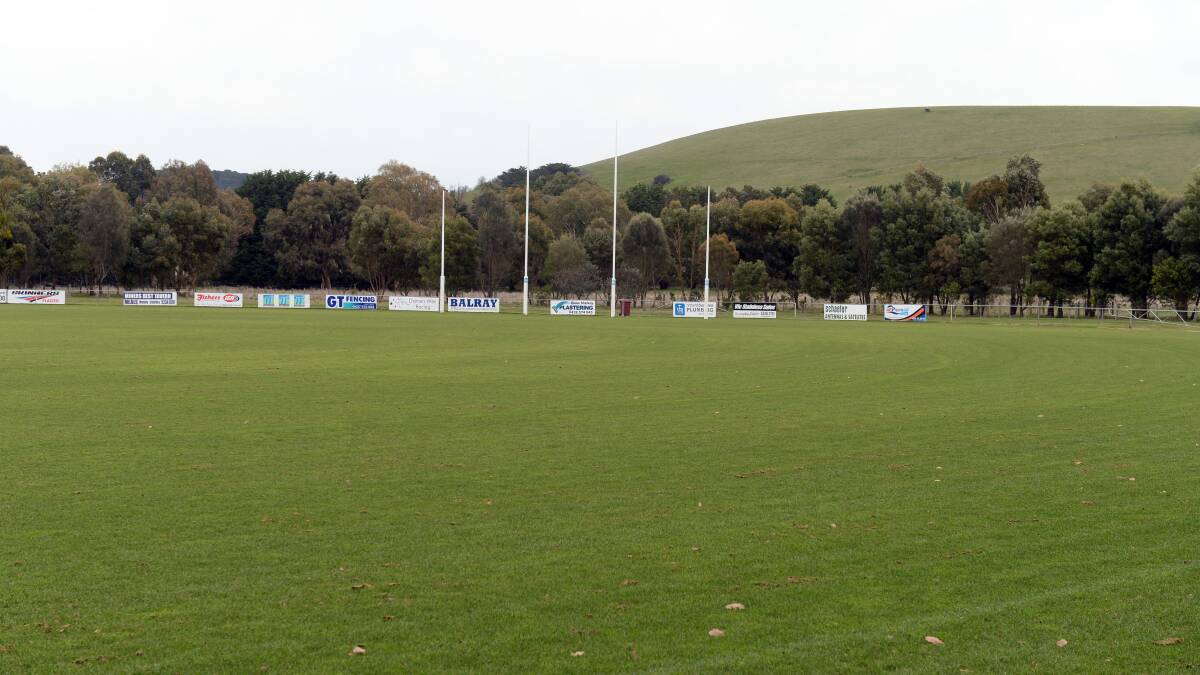 A YEAR LATER: Kate Healy revisited the Learmonth ground 12 months after the muddy scenes and in a year without football found it in perfect condition.
