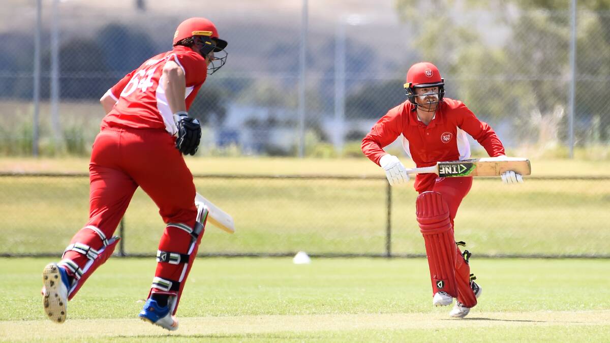 MORE RUNS: Wendouree openers Sam Miller and Cole Roscholler heads towards an unbeaten stand of 170.