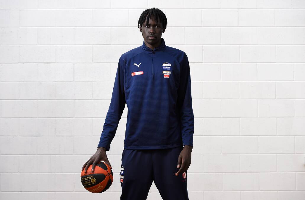 ANTICIPATION: Deng Acuoth will get his first experience of the Ballarat and Bendigo rivalry at the Minerdome on Saturday night. Picture: Adam Trafford