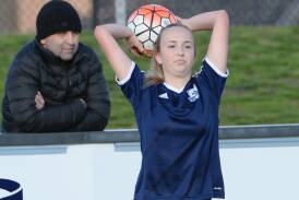 BOLSTERED: Erin Plucke now plays with Geelong Galaxy, but will be back in the Eureka Strikers ranks for the friendly.