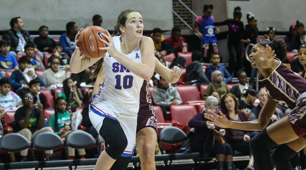 Alicia Froling in action with Southern Methodist University in Dallas. Picture: Getty Images