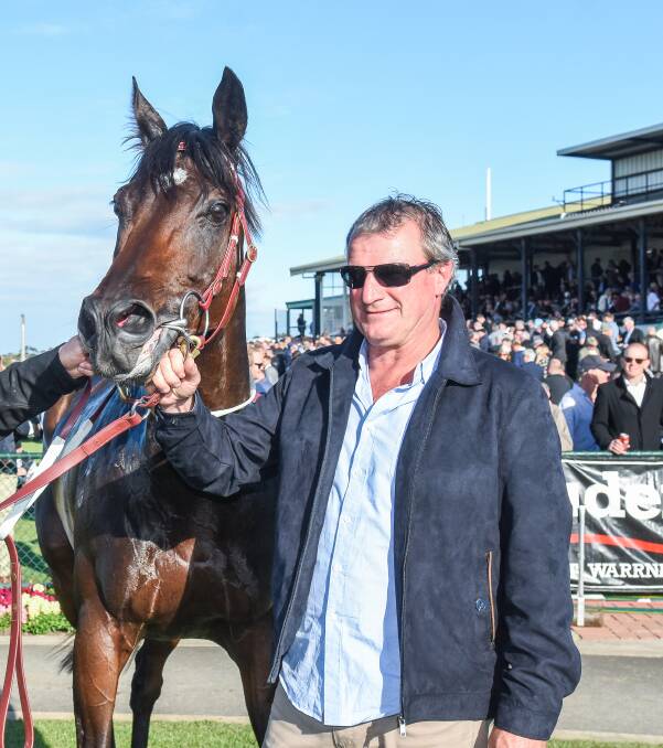 CANDIDATE: Darren Weir with High Church after his Warrnambool Cup win in May. Picture: Getty Images