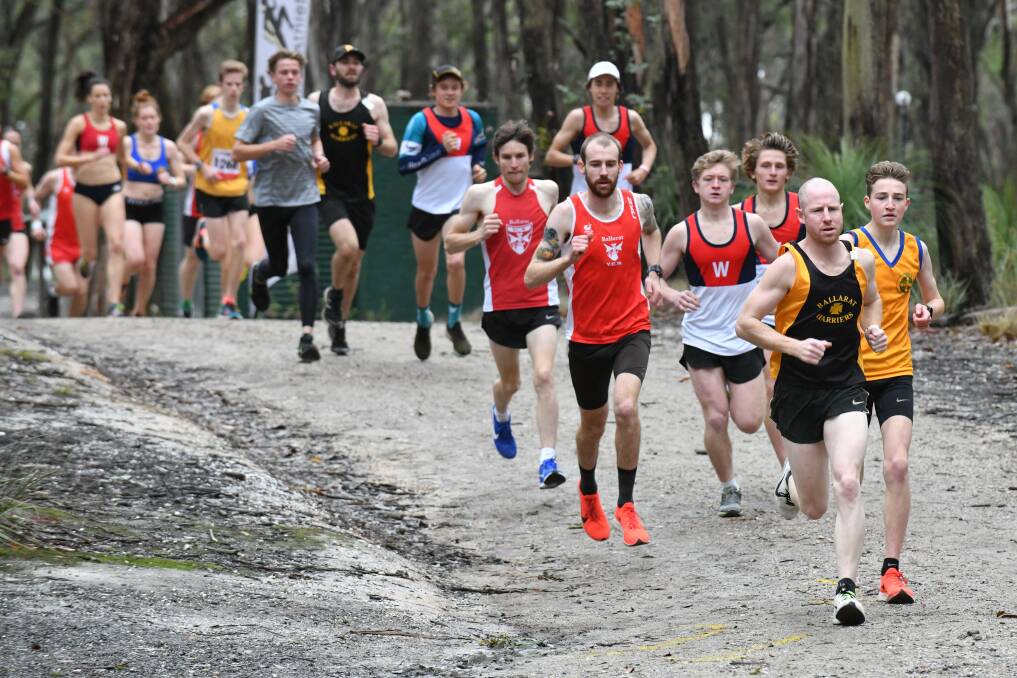 Nathan Hartigan leads the pack.