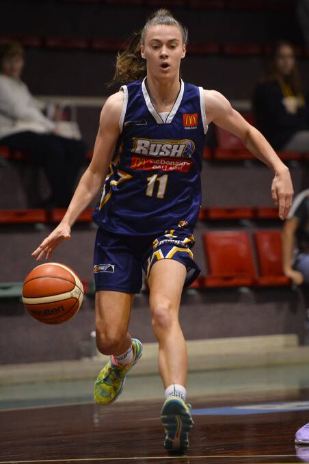 Laura Taylor -  12 points and 14 reboiunds for Ballarat Rush in Big V