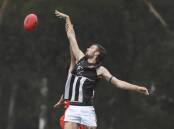 Ayden Tanner - a tall ruckman moving from Darley to Ballan. Picture by Lachlan Bence.
