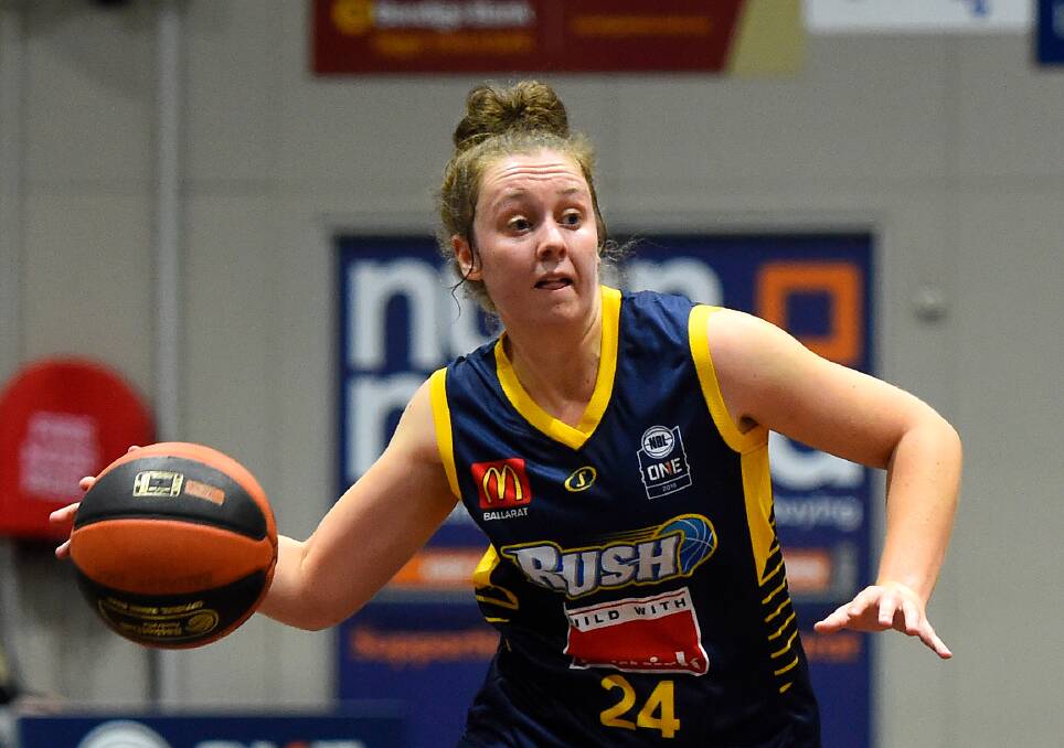 PITCHING IN: Guard Claire Constable will be hoping to have the winning feeling again with Rush at the Minerdome on Saturday night.