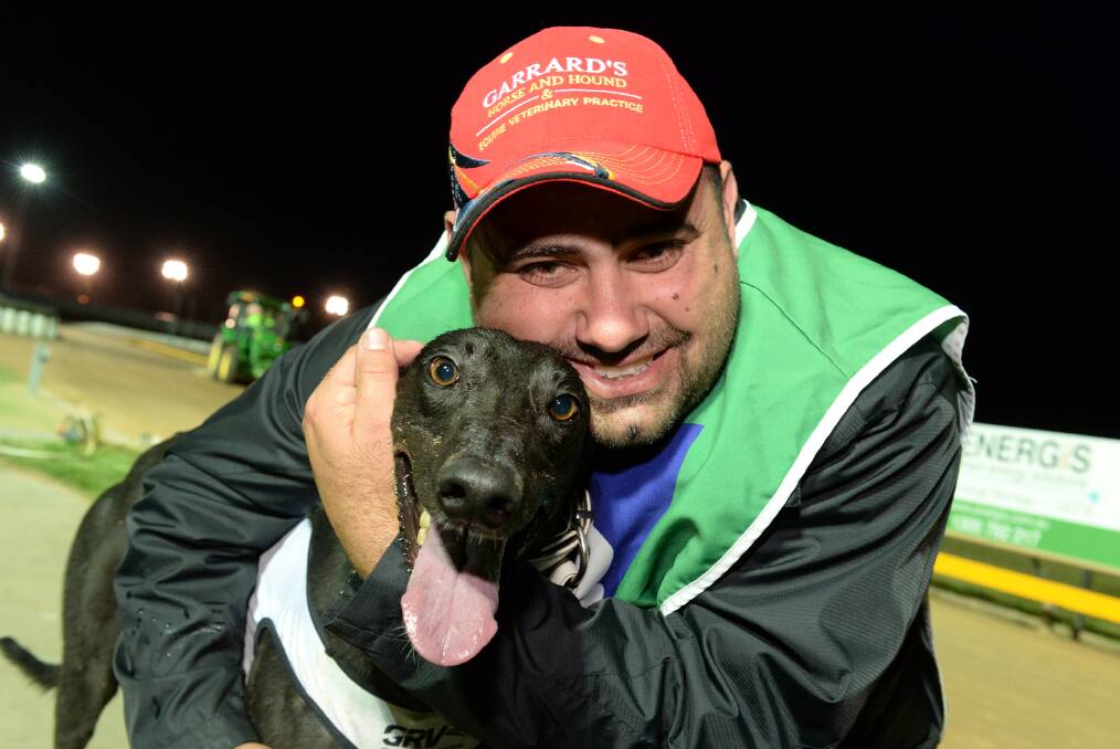 FAVOURITE: Anthony Azzopardi with Zambora Brockie
Picture: Clint Anderson