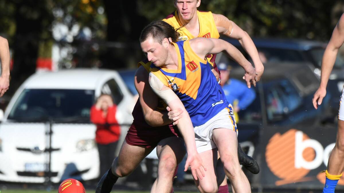 Sebastopol's Lachie Cassidy - best on ground against Redan at the City Oval. Picture: Lachlan Bence