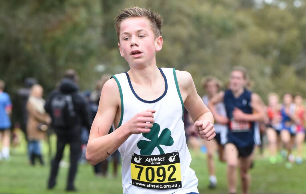 FRONTING UP: Harry Sharp will carry the St Patrick's College colours as part of a strong group of Ballarat runners in the Victorian All-Schools Cross Country Championships.
