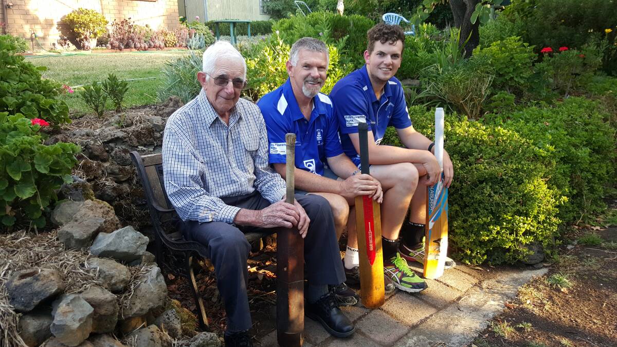 THREE GENERATIONS: Simon Ogilvie will next week join his grandfather Don Ogilvie and father John Ogilvie as BCA representatives at Melbourne Country week.   