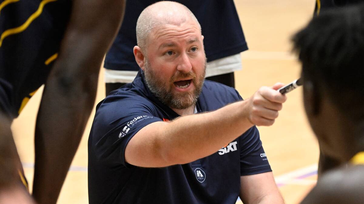New Miners coach Luke Brennan cannot wait to get the NBL1 South season started on Wednesday night. Picture by Adam Trafford.