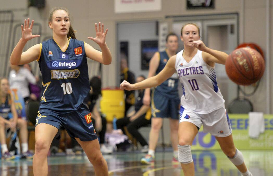 MOVING ON: Kasey Burton will be missing from the Ballarat Rush line-up in the SEABL next year.