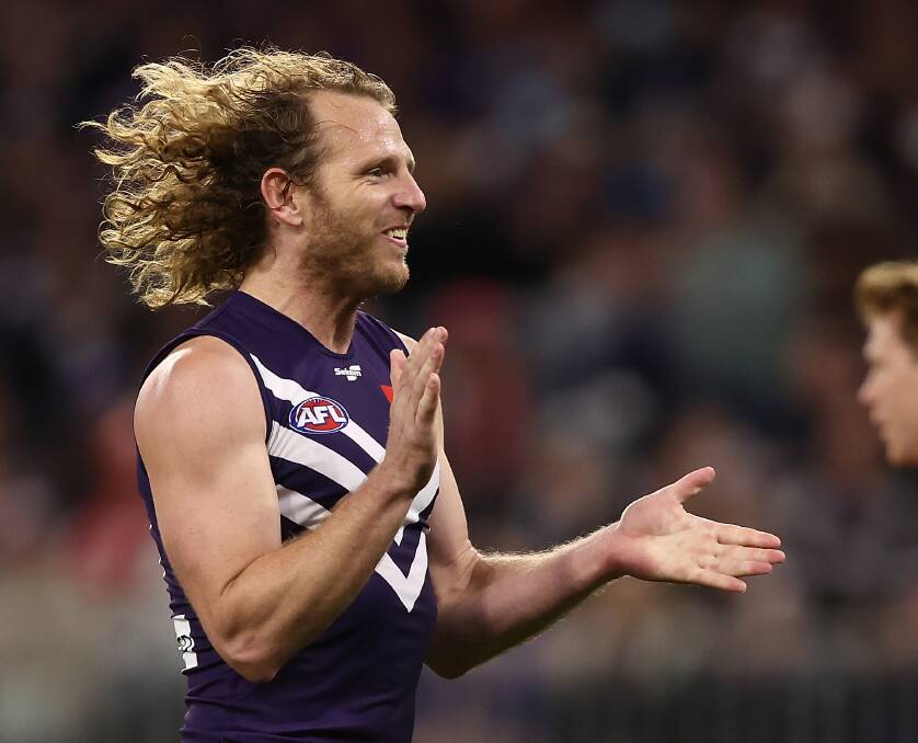 Fremantle legend David Mundy will play for Carngham-Linton. Pictured by Getty Images.