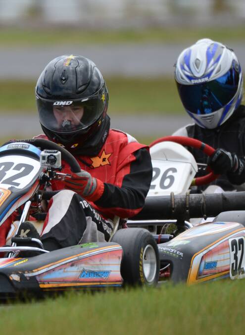 LOW FLYING: Karters will converge on Haddon for the Vic country series.