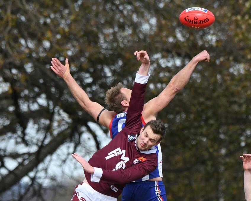 STAYING PUT: Ruckman and co-captain Ben Archard has nsigned on for another two seasons with Melton.