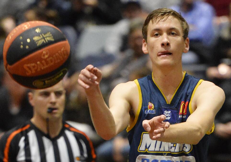 STAYING: Sam Short will again be suiting up for Ballarat Miners next year after a second season with Melbourne United.