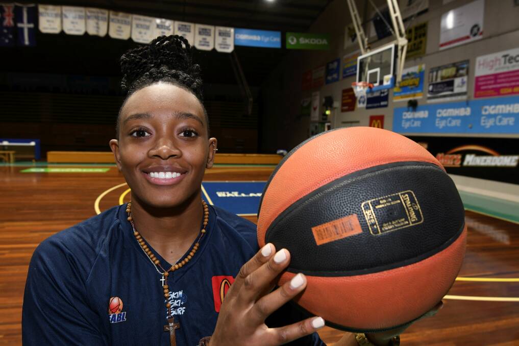 NEW BASE: Courtney Walker has found her way to Ballarat's Minerdome in her basketball journey. Picture: Lachlan Bence    