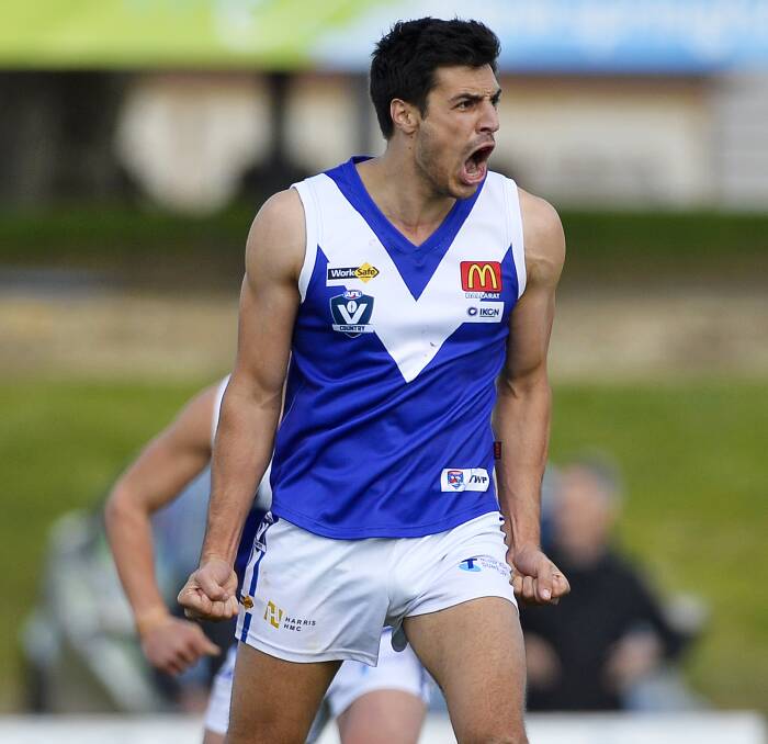 FIRED UP: Sunbury is looking to a big season from the talented Grant Valles, who after an interrupted 2017 has had a big pre-season with North Melbourne's new VFL team.