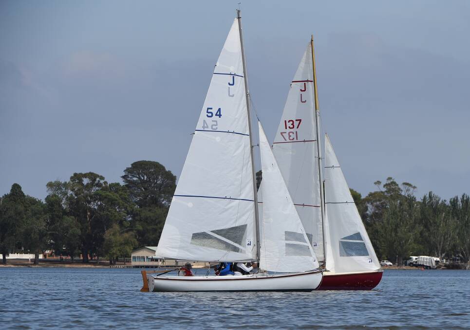 FULL SAIL: Ballarat sailors will be out in force chasing a state title on Lake Wendoyree on Saturday and Sunday.
