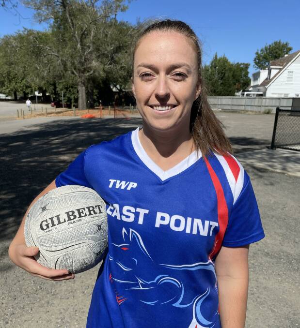 East Point coach Tayla Banham is excited about her first year as A grade coach. 