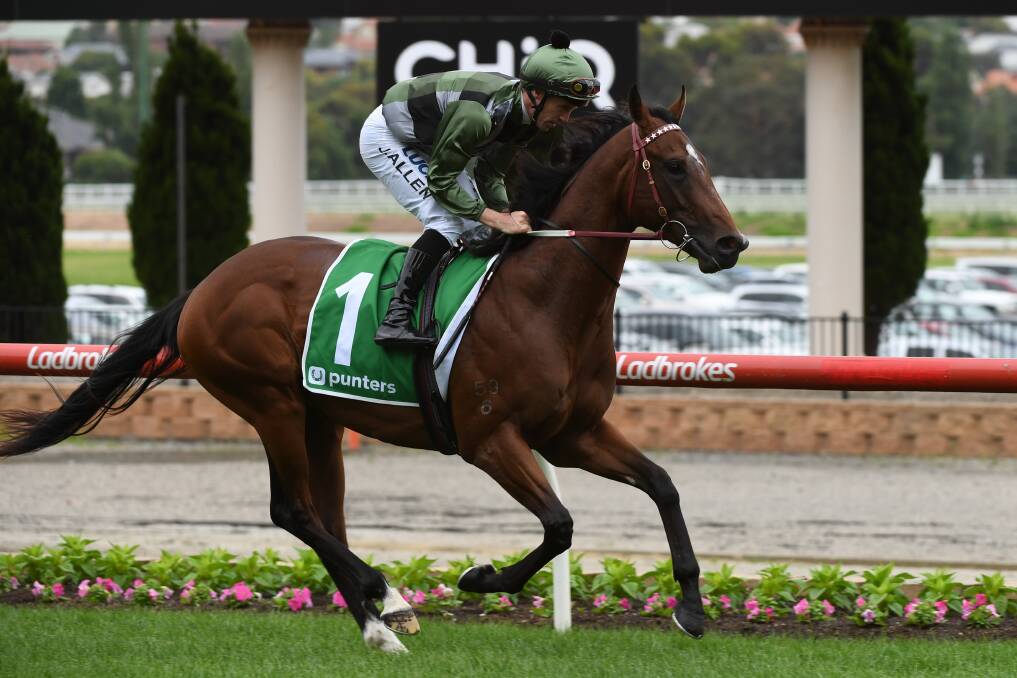 Darren Weir-trained Yes Yes Yes out of M<agic Millions 2yo Classic. Picture: AAP Images