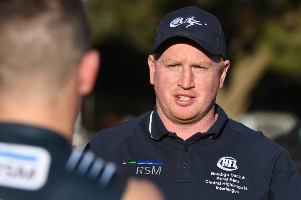 LAST SEASON: Heath Pyke, who coached the CHFL in a joint role this year, is finishing up as Bungaree coach this year.