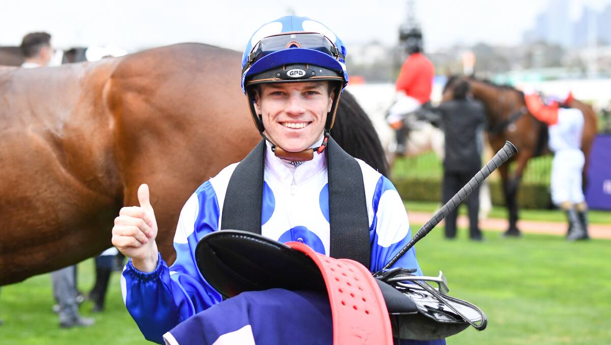 HIGHLY REGARDED: Will Price has been named Victoria's rising star in jockey ranks for a second season. Picture: Racing Photos
