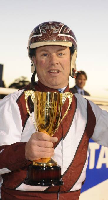 SPECIALIST: Anthony Butt has his sights on a fourth Ballarat Pacing Cup win with Major Secret.