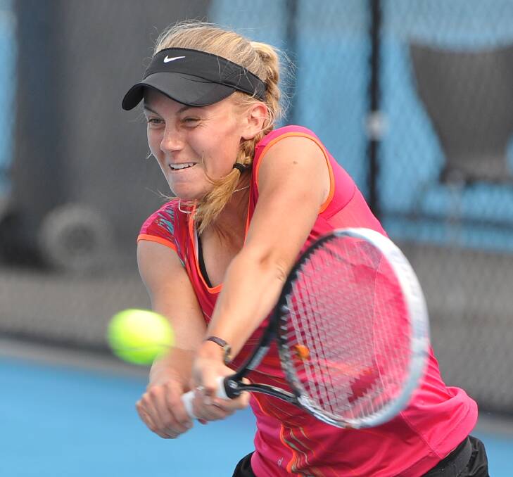 OVERSEAS: Ballarat teenager Zoe Hives is taking the next step in her professional tennis career on a short visit to the United States.