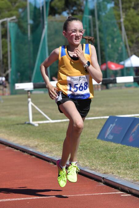 AWARD: Lucy Jones (Eureka) was acknowledged as the best female under-16 athlete. 