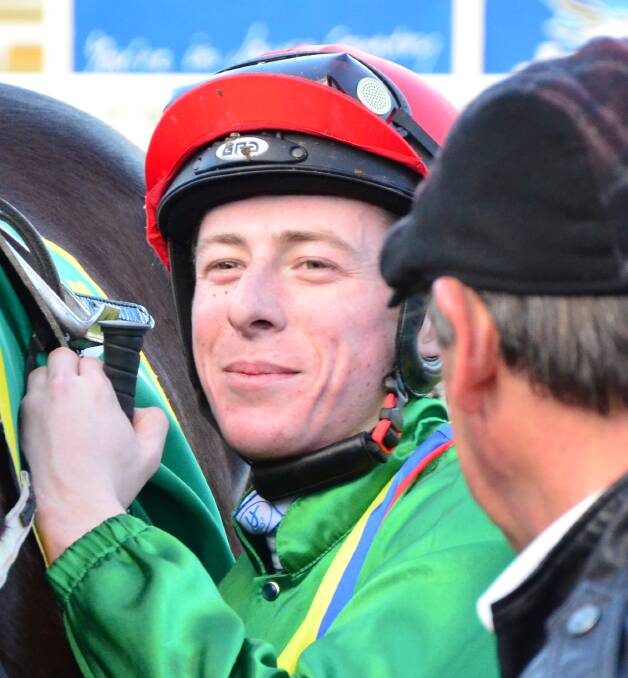 ROYALTY: Swan Hill jockey Harry Coffey will be smiling all the way to Caulfield to ride Prince of Penzance on Saturday. Picture: Getty Images