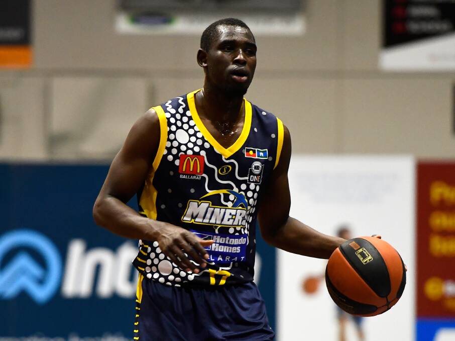 GONE: Kuany Kuany's stay with the Syndey Kings has been shortlived, having been cut after less than half the NBL season completed.
