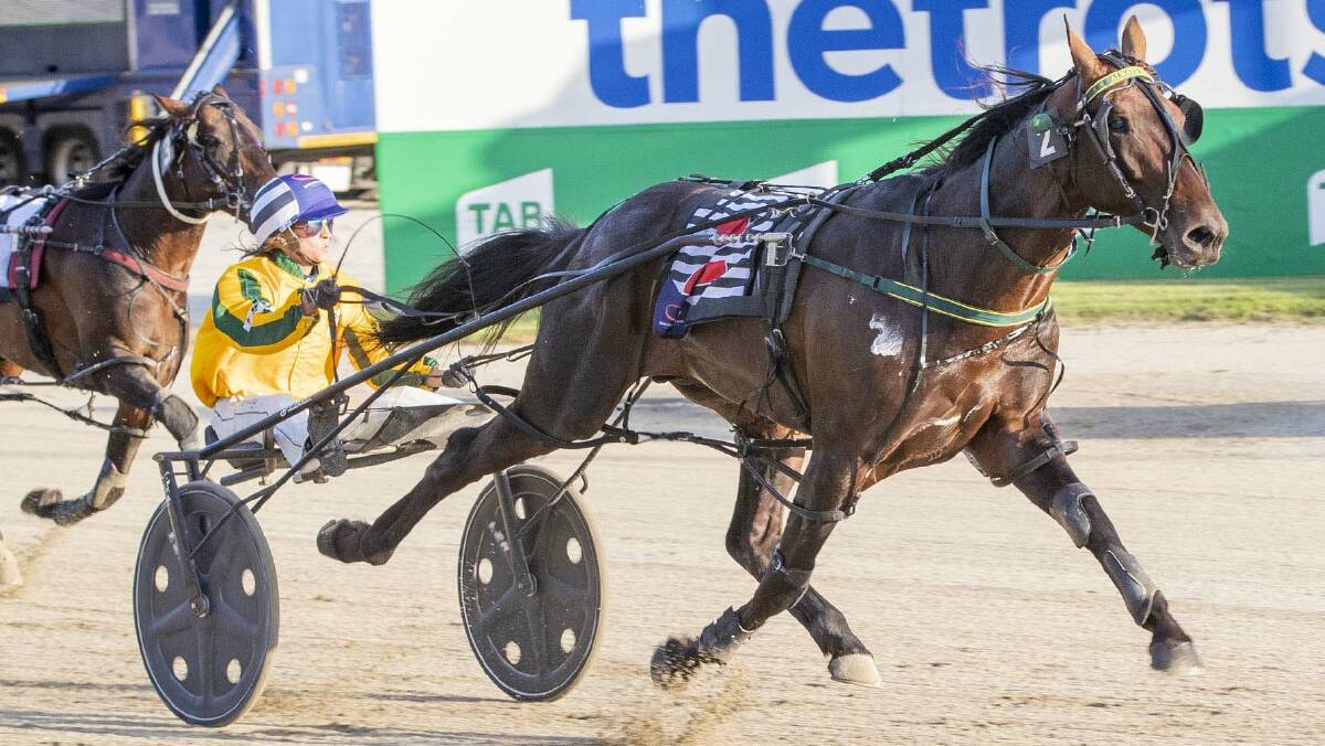 ON HER WAY BACK: Kima Frenning takes Always Fast to a group 2 win for Emma Stewart at Melton in January this year. Picture: Stuart McCormick.